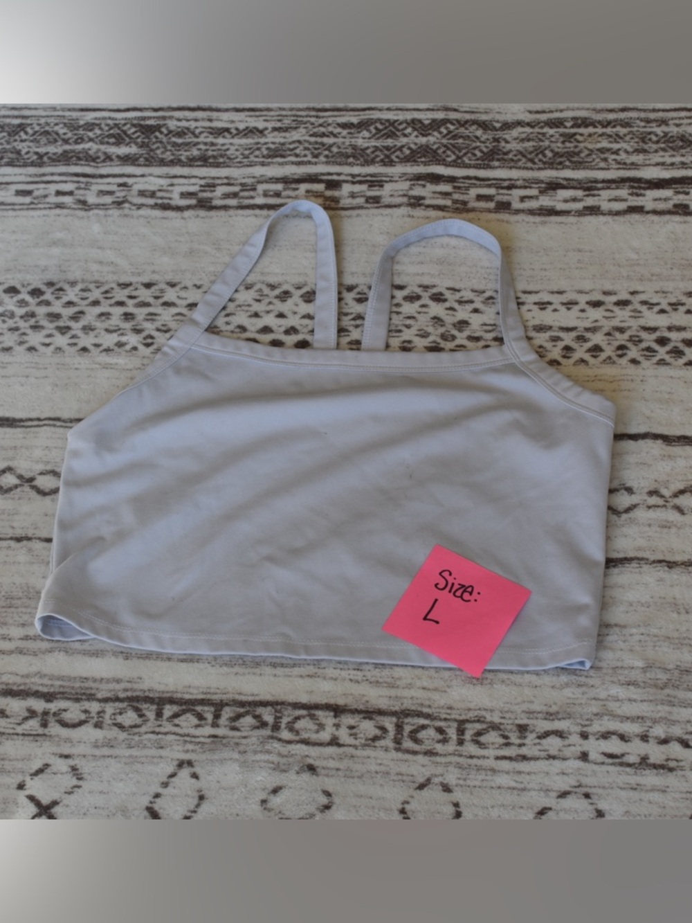 wild fable Light Gray Cropped Cami Tank
